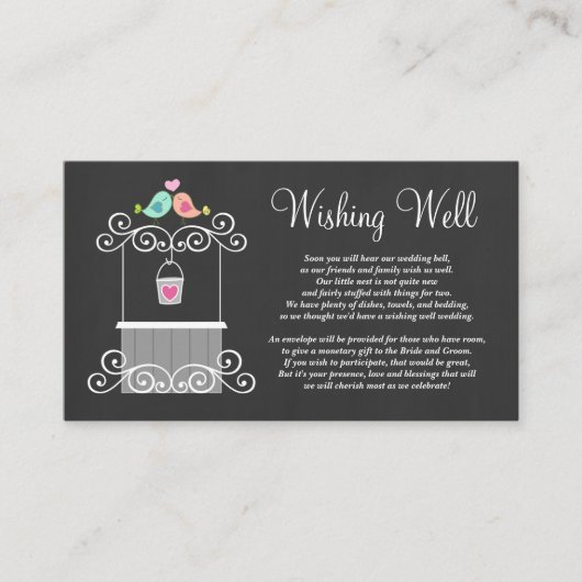 Trouwwens goed Schattigee Tortelduifjes Informatiekaartje (Voorkant)