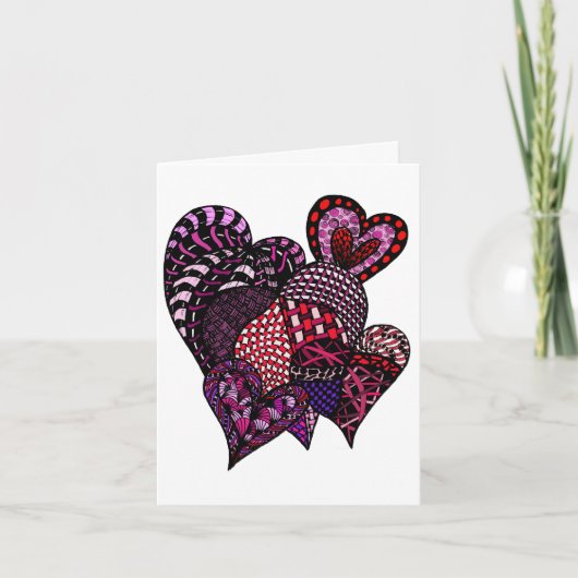 Trouwwensen voor liefde en geluk kaart (Voorkant)