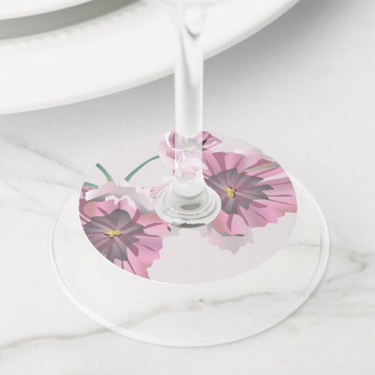 Trouwwijnglas Label (Dichtbij)