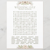 Trouwwoord zoeken, receptie spel activiteit (Voorkant)