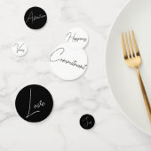 Trouwwoorden Gezegde thema romantische tafel Confe Confetti (Groep)