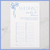 Trouwwoorden van A-Z Blue Bow Vrijgezellenfeest sp