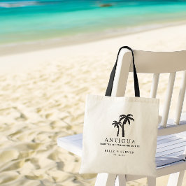 Trouwzak Palmboom Bestemming Tote Bag