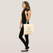 Trouwzak Palmboomblad Tote Bag (Voorkant (model))
