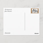 Trouwzebra's Briefkaart (Achterkant)