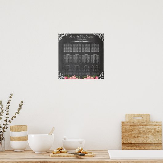 trouwzitje poster (Keuken)