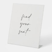 Trouwzitting Pedestal Sign Receptie C100 Reclamebord Met Voetstuk (Voorkant)