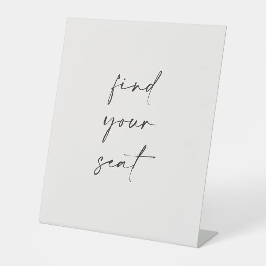 Trouwzitting Pedestal Sign Receptie C100 Reclamebord Met Voetstuk (Voorkant)