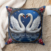 Trouwzwanen elegant en eigentijds kussen (Deken)