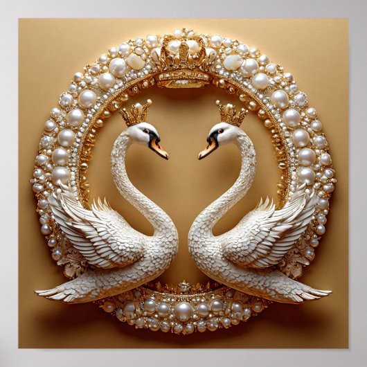 Trouwzwanen Poster (Voorkant)