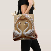 Trouwzwanen Tote Bag (Dichtbij)