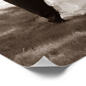 trouwzwart en wit poster (Hoek)