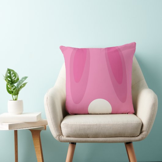 Trow Cushion - Miss Pink Bunny Ears Kussen (Stoel)