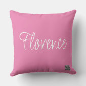 Trow Cushion - Miss Pink Bunny Ears Kussen (Achterkant)