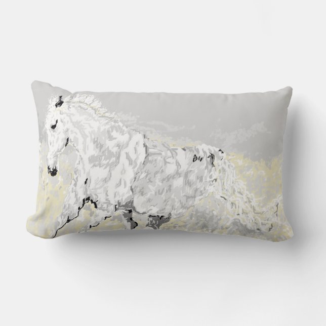Trow Pillow : Wild Stallion Kussen (Voorkant)