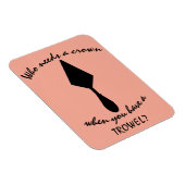  Trowel voor Aangepast Roze en Zwarte Archeoloog Magneet (Rechterzijde)