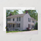 Troy 066, Brittany House Built 1851 Briefkaart (Voorkant / Achterkant)