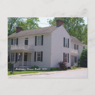 Troy 066, Brittany House Built 1851 Briefkaart