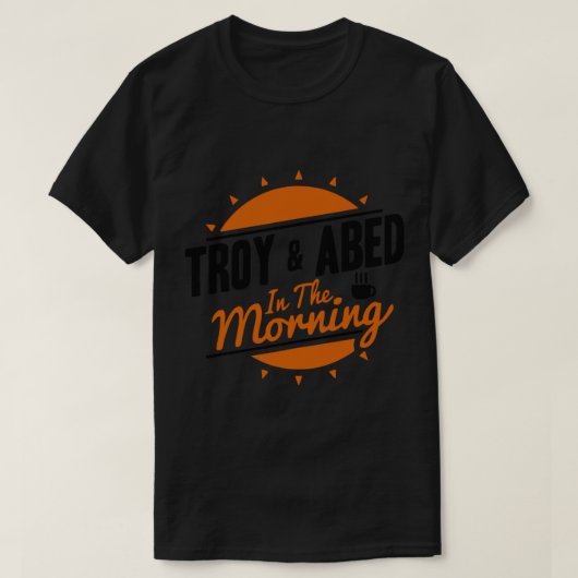 Troy en Abed in de morning Logo Klassieke T-Shirt (Design voorkant)