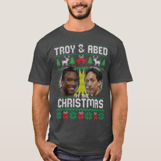Troy en Abed tijdens de kerstdagen T-shirt