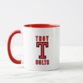 Troy High School Michigan Coffee Mug Mok (Links)