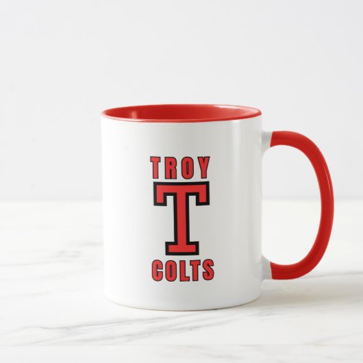 Troy High School Michigan koffiemok Mok (Rechts)