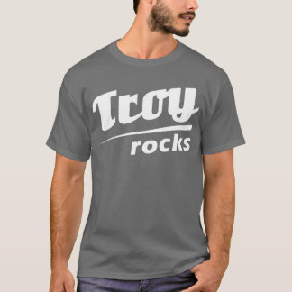 Troy in Alabama Stad Ontwerp vrienden T-shirt