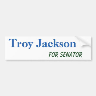 Troy Jackson voor de Amerikaanse Senaat tegen Susa Bumpersticker