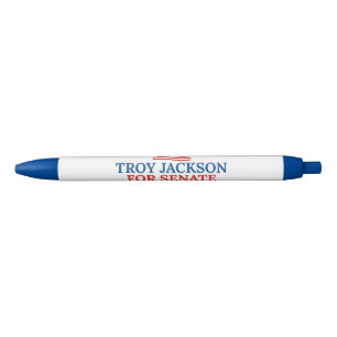 Troy Jackson voor Senaat 2026 Maine-verkiezing Zwarte Inkt Pen
