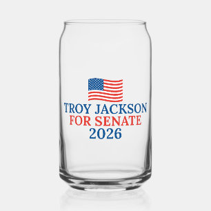 Troy Jackson voor Senaat 2026 Verkiezingspartij Blikvorm Glas