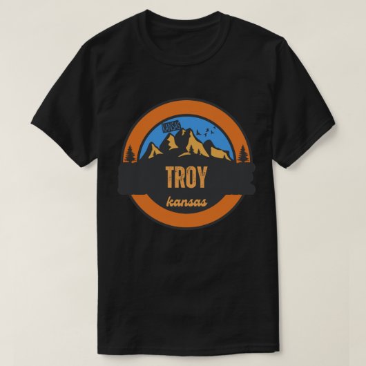 Troy, Kansas T-shirt (Design voorkant)