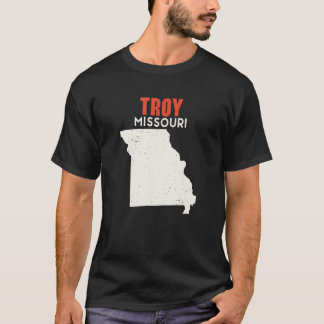 Troy Missouri USA State America Travel Missourian T-shirt