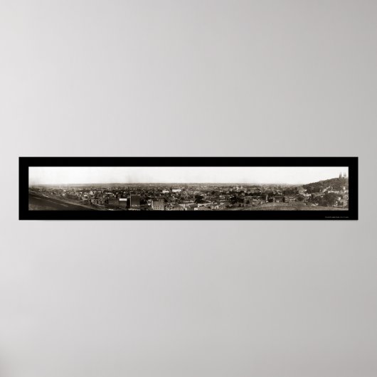 Troy New York Foto 1909 Poster (Voorkant)