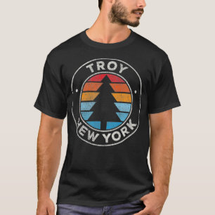 Troy New York NY  grafische Retro 70's T-shirt