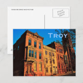 Troy (NY) Briefkaart (Voorkant / Achterkant)