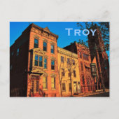 Troy (NY) Briefkaart (Voorkant)