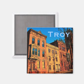 Troy (NY) Magneet (Voorkant / Achterkant)