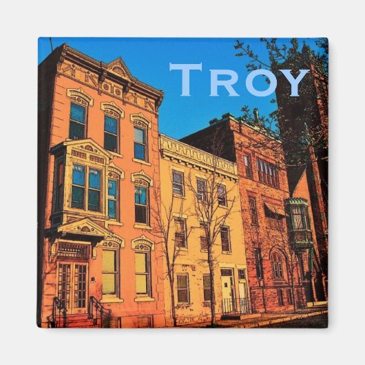 Troy (NY) Magneet (Voorkant)