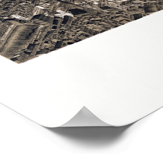 Troy, NY Panoramic Map - 1881 Poster (Hoek)