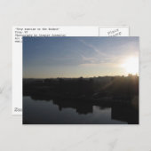 troy sunrise op de hudson briefkaart (Voorkant / Achterkant)