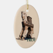 Troy: Trojaans paard Keramisch Ornament (Rechts)