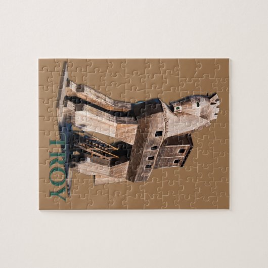 Troy: Trojaans paard Legpuzzel (Horizontaal)