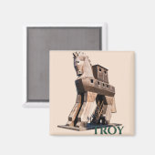Troy: Trojan Horse Magneet (Voorkant / Achterkant)