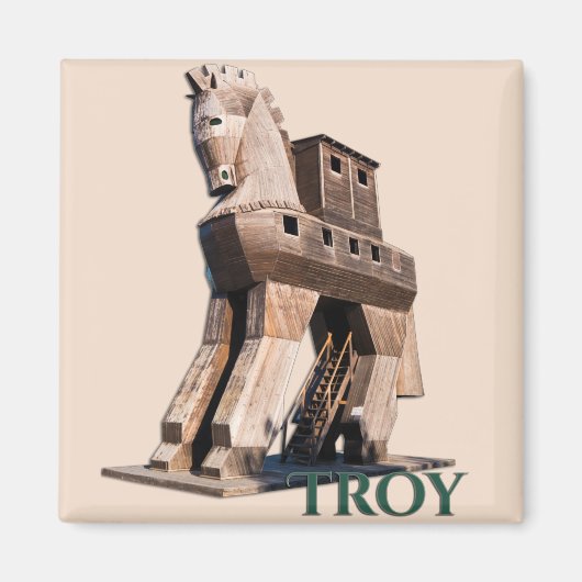 Troy: Trojan Horse Magneet (Voorkant)