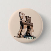 Troy: Trojan Horse Ronde Button 5,7 Cm (Voorkant)