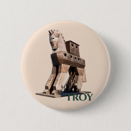 Troy: Trojan Horse Ronde Button 5,7 Cm