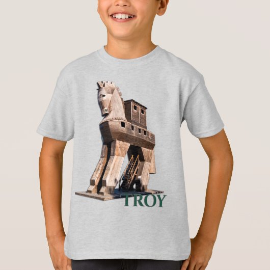Troy: Trojan Horse T-shirt (Voorkant)