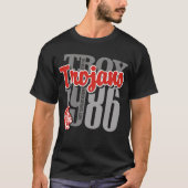 Troy Trojans Black T-shirt (Voorkant)
