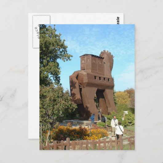 Troyan Horse Briefkaart (Voorkant / Achterkant)