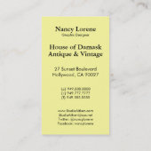 TROYAN IN ORIGINELE DECO COLOREN VISITEKAARTJE (Achterkant)